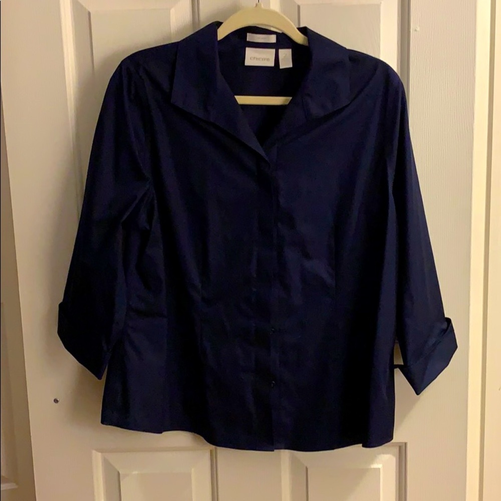 Navy Chico’s Top